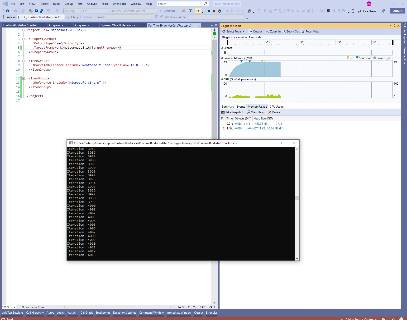 Debugging a Memory Leak in a .NET Framework Windows Service